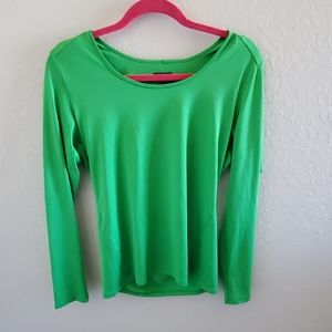 LIME GREEN PATAGONIA LONG SLEEVE TOP